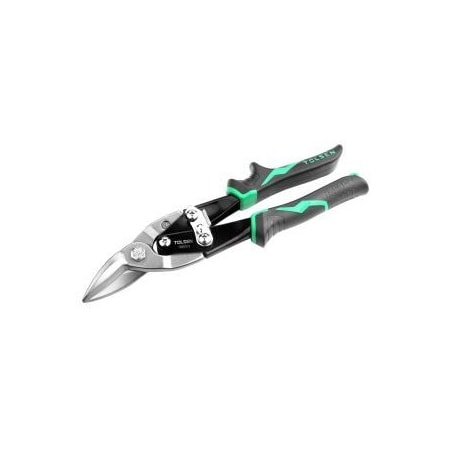 Tolsen Aviation Snip Right Industrial Cr-Mo Construction Length:10, Two-Component Plastic Handle 30023